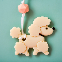 Poodle Teething Bracelet - Cream