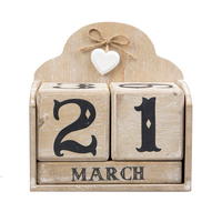 Whitewashed Calendar Block