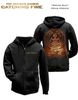 The Hunger Games Catching Fire - Rising Sun Mens Black Zipped Hoodie