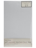 100% Cotton Pillowcase 200 Thread Count Pack of Two - Silver