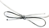 355mm Silver Loop Bows - 50 Bows