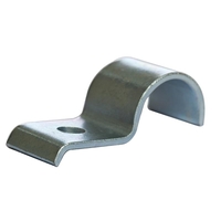 13mm x 1 Mild Steel with Zinc Plated CR3 Finish Half Saddle Clamp Heavy 10 Pack