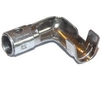 4x HT Steel push in terminal for spark plug 7mm 8mm Right Angle Crimp Type 2