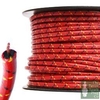 7mm HT Ignition Lead Cable - Gloss RBYF Wire Core Cotton Braided