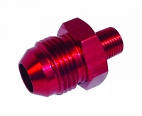 Alloy Fuel Union 1/8th Nptf - jic-8 (Red) (BFU020)