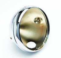 GS10063 - HEADLAMP SHELL - Lucas Replica chrome shell & rim. 