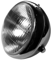 GS10161 - 7 Chrome universal headlamp assembly,  plain shell.