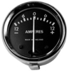 GS19019 - AMMETER 1 3/4 Dia,  Black dial with Chrome bezel, Reading 12-0-12. 12am