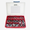 Kits - Clips & Clamps - Narrow Base, 3/8 - 1.1/2 Zinc plated Tool Clips 0.86Kg