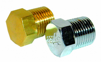 Malpassi Guage Port Balanking Plug Brass 1/8 NPTF (RA018)