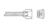 NGK OZA672-N1 90848 Lambda Sensor NTK Oxygen 02 Exhaust Probe