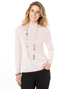 Anne Weyburn® Merino Wool Mix Turtleneck Sweater