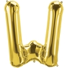 W Foil Balloon (One Size) (Gold) - Gold - Realmax
