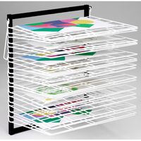 10 Shelf Wall Mounted Drying Rack