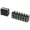 3 Pole 3.5mm Pitch Springcon Button PCB Mount Vertical
