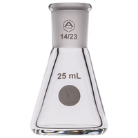 A PLUS Jointed Erlenmeyer Flask 25ml,  14/23
