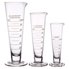 Academy Conical Measures,  20ml,  Neutral Glass Pack of 12