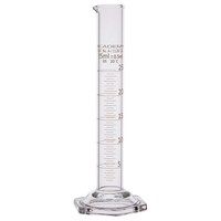 Academy Measuring Cylinder Hexagon Base 25ml Pack of 2