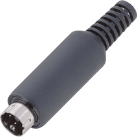 BKL 3-Pin Mini Plastic DIN Plug with 3 Pins Cable Mounting