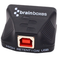 BRAINBOXES US-735 1 Port Industrial RS-232 USB-C to Serial Adapter