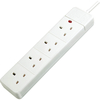 Brennenstuhl 1150623444 4 Way Extension Socket with Neon Indicator...