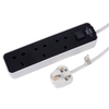 Brennenstuhl 1153233020 Ecolor 3 Way Black/White Switched Extensio...