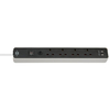 Brennenstuhl 1153243026 Ecolor 4 Way Black/White SASO Extension So...