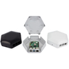 CamdenBoss CBHEX1-PI4-GY Hex-Box Pi Ready Enclosure,  Grey