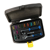 CK Tools T4658 Socket Set,  1/4",  colour coded,  17-pcs