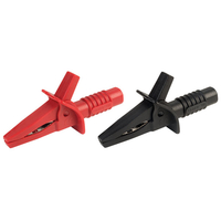 Cliff Electronic FCR7941 Shrouded Crocodile Clip Red