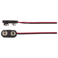 Comfortable BS-IR-1 PP3 Battery Clip (Heavy Duty) End Entry