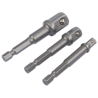 Draper 00005 1/4" Hex. x 1/4",  3/8" and 1/2" Square Drive Adaptors