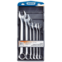 Draper 26695 Hi-Torq® Metric Combination Spanner Set (6 Piece)