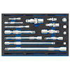 Draper 63530 Ext Bar,  Uni Joint & Socket Conv Set 1/4 Drawer EVA I...