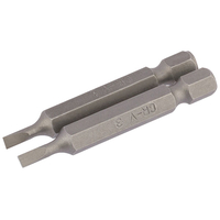 Draper 64272 5.5mm 1/4" Hex Plain Slot Insert Bit 50mm Long x 5