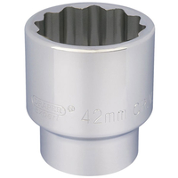 Draper Expert 16705 3/4" Sq. Dr. 12 Point Socket (42mm)