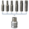 Draper Expert 7 Piece 3/8ì Square Drive Draper Tx Star Bit and Bit...