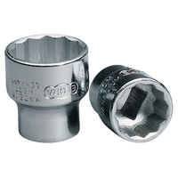 Elora 25870 11mm 3/8" Square Drive Bi-hexagon Socket