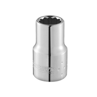 Expert E113843 Bi-Hexagon Socket 12 Point 3/8in Drive 20mm