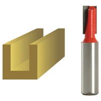 Faithfull FAIRB22 Router Bit TCT Two Flute 5.0 x 16mm 1/4in Shank