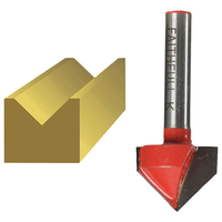 Faithfull FAIRB51 Router Bit TCT V-Groove 13.0mm x 19.1mm 1/4in Shank