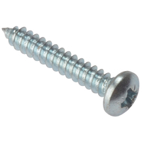 ForgeFix STPP3410ZP Self Tapping Screw Pozi Pan Head ZP 3/4 x 10 B...