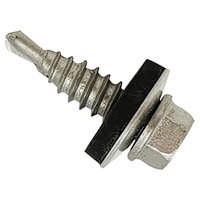 ForgeFix TechFast Self-Drill Stitching Hex Screw & Washer No.1 Tip...