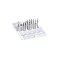Fortex 68-1100 Reground Tungsten Carbide Drill Bits 1.0mm - 10 Pack