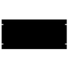 Hammond PBFS19008BK2 5U Formed Steel Blank Panel Black 483 x 2 x 222
