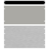 Hammond PBPA19001BK 1U 19" Rack Aluminium Blank Panel Matte Black. ..