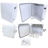Hammond PCJ181610L IP66 Type 4X Polycarbonate Junction Box Hinged. ..