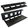 Hammond PCMDD19001BK1 1U Hinged Cable Management Black