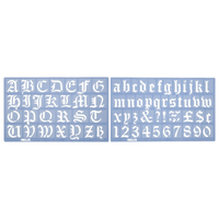 Helix H28010 Old English Stencil Set 30mm