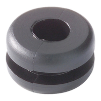 HellermannTyton 633-03010 HV1301-PVC-BK-M1 Grommet Black 7 x 1